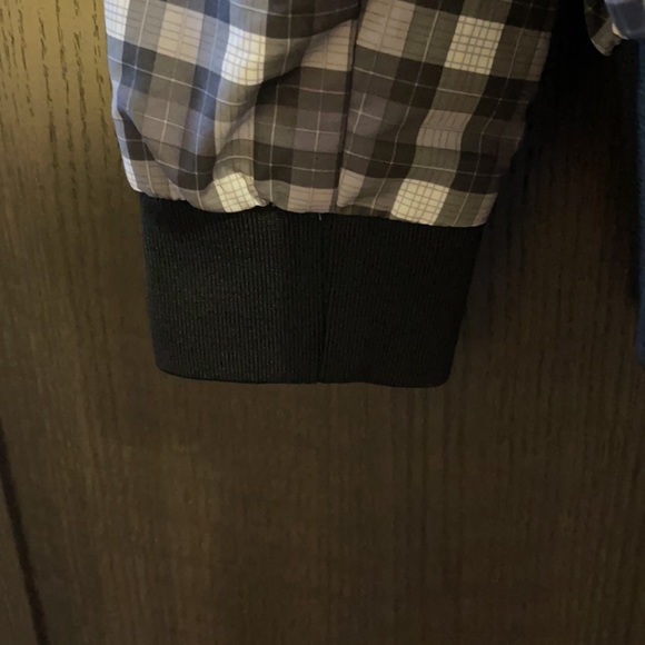 Jack & Jones Jeans Intelligence Men’s Gray/Black Plaid Bomber Style Jacket SZ M - Picture 6 of 16